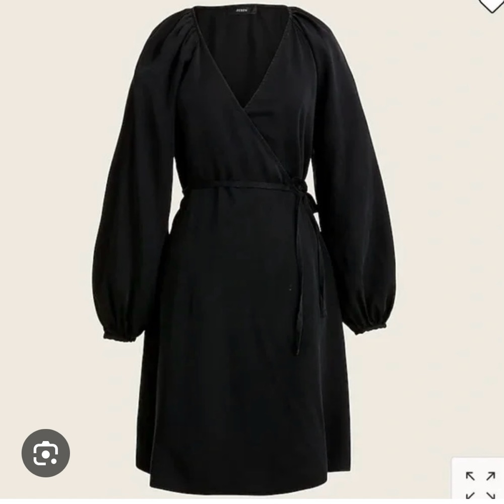 J. Crew drapey wrap mini dress - size Small